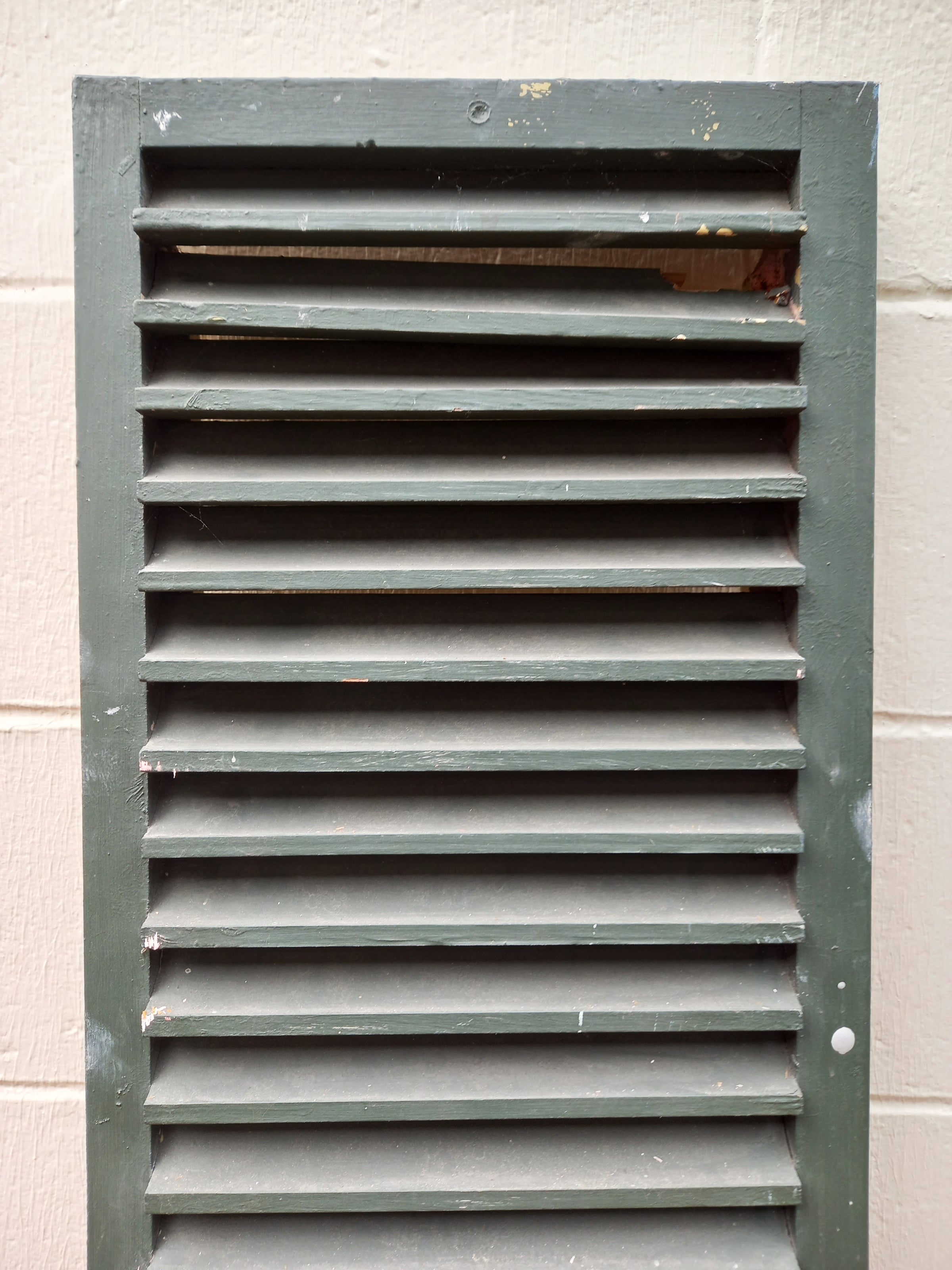 Single Green Shutter