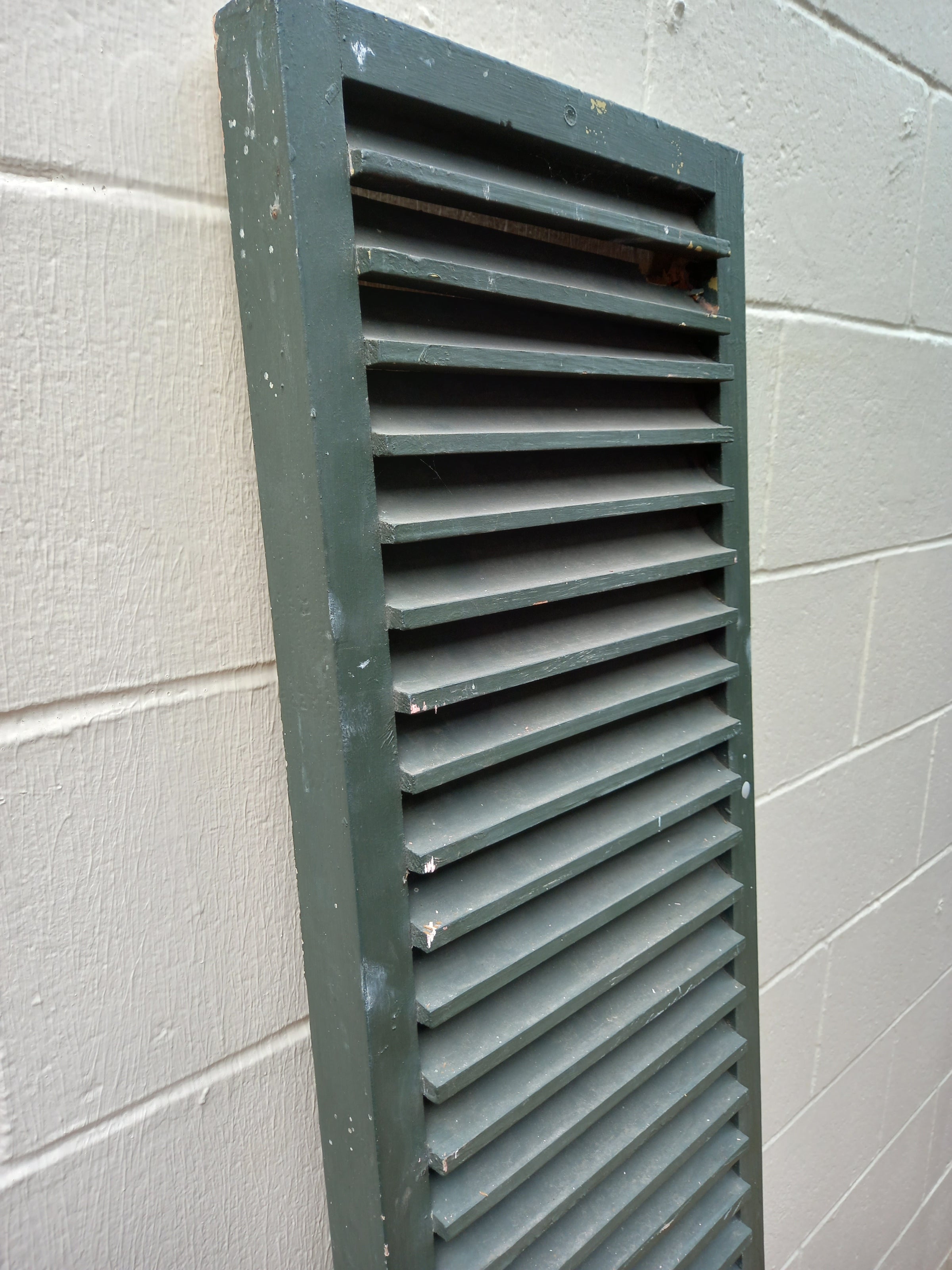 Single Green Shutter