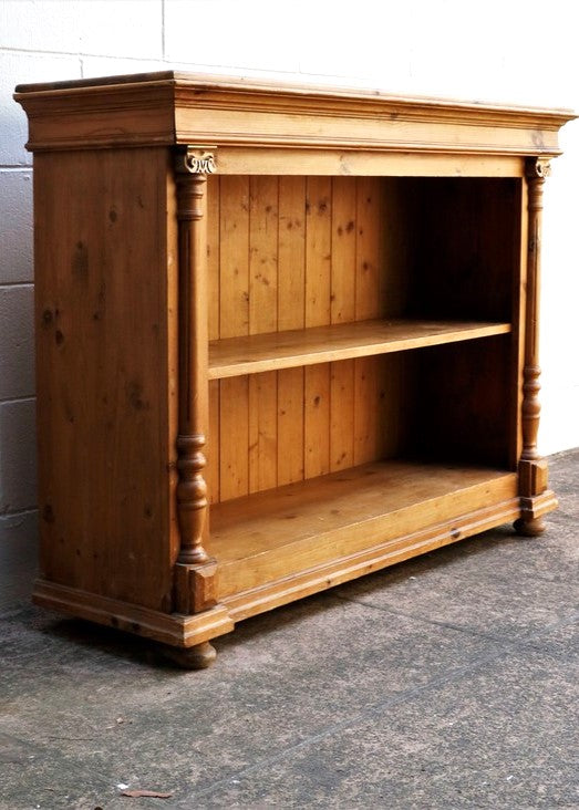 Pine bookshelf sales