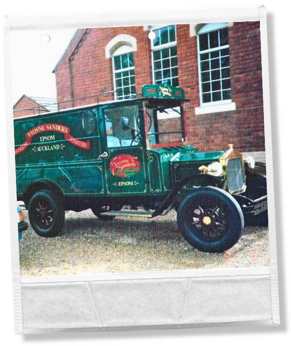 Yvonne Sanders Antiques Fleur de Lys Delivery Van