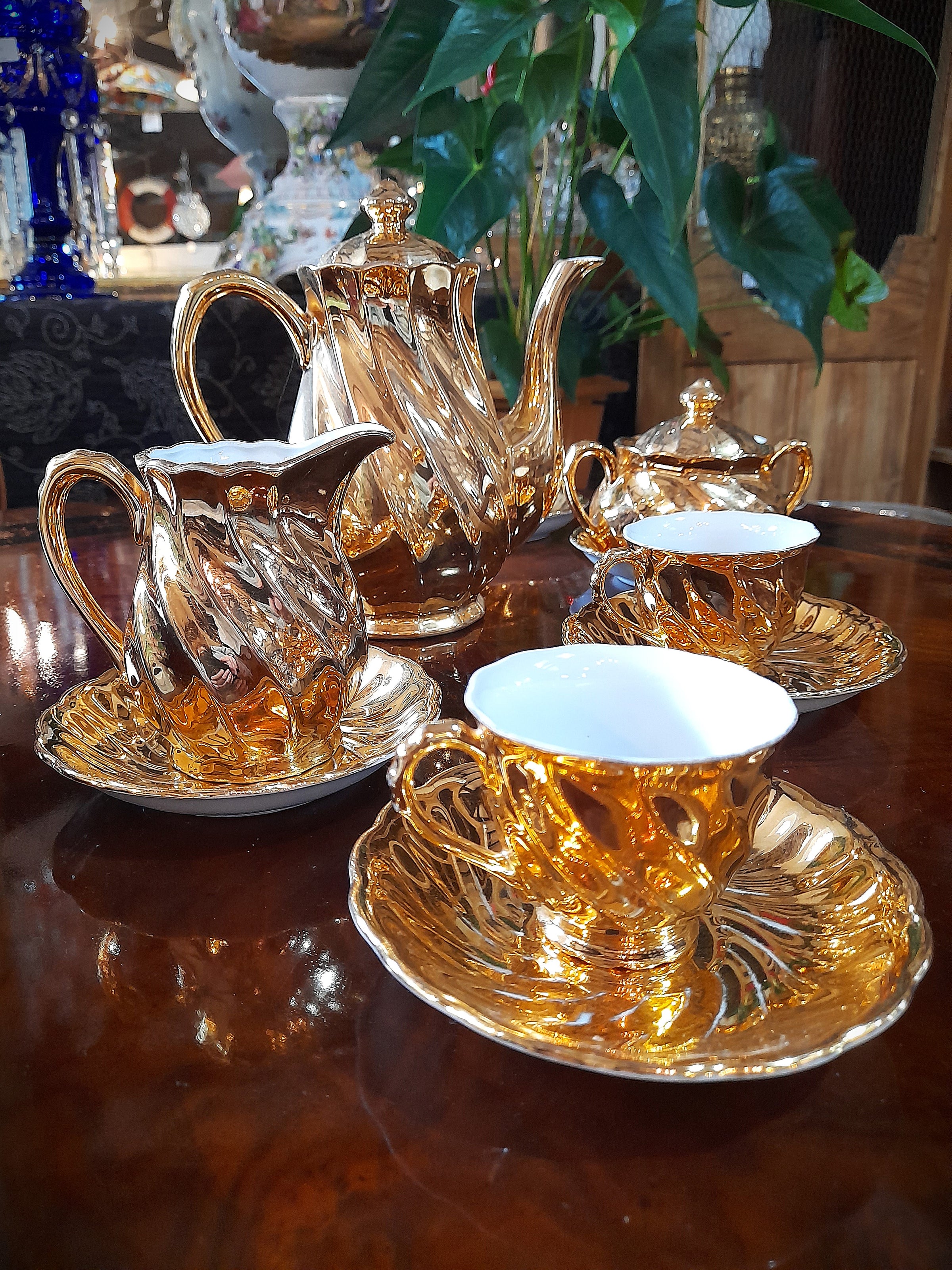 Gold Coffee Set
