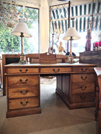 Vintage Oak Partners Desk