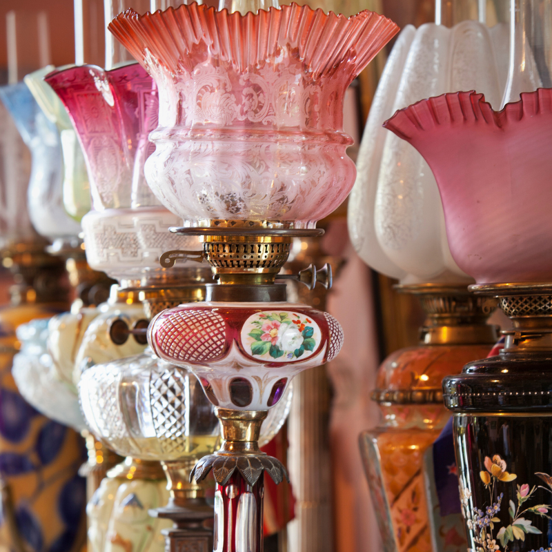 Colourful Kerosene Lamps