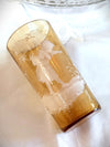 Mary Gregory Amber Coloured Glass