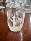 Mary Gregory Small Clear Cup