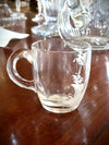 Mary Gregory Small Clear Cup