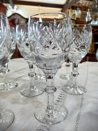 Webb Corbett Crystal Wine Glasses