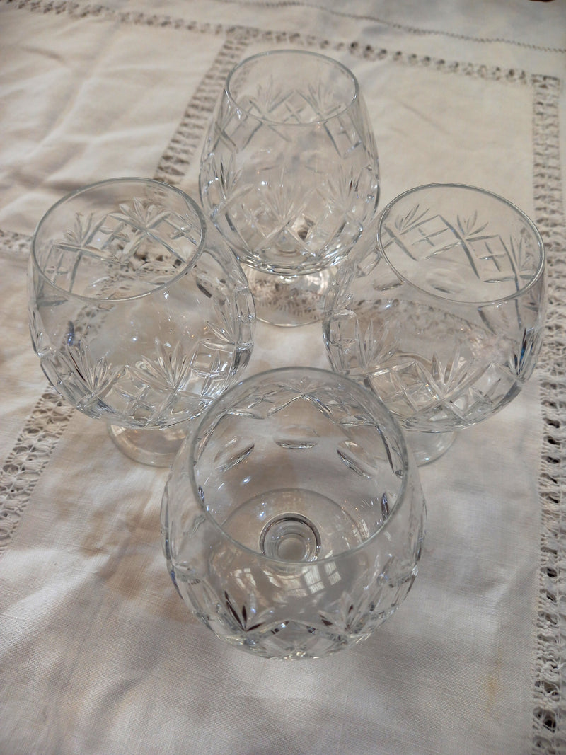 Webb Corbett Crystal Brandy Ballooons
