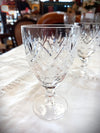 Webb Corbett Crystal Small Wine Glasses