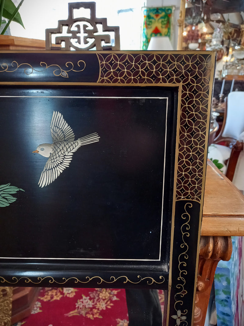 Chinese Lacquered Mirror