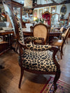 Victorian Leopard Print Chair