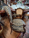 Victorian Leopard Print Chair