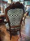 Victorian Leopard Print Chair