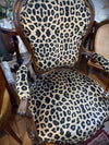 Victorian Leopard Print Chair