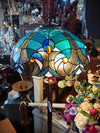 Tiffany Style Floor Lamp - Ocean Green