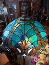 Tiffany Style Floor Lamp - Ocean Green