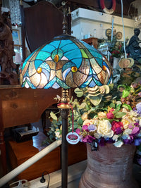 Tiffany Style Floor Lamp - Ocean Green
