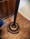 Tiffany Style Floor Lamp - Peacock Feather Shade