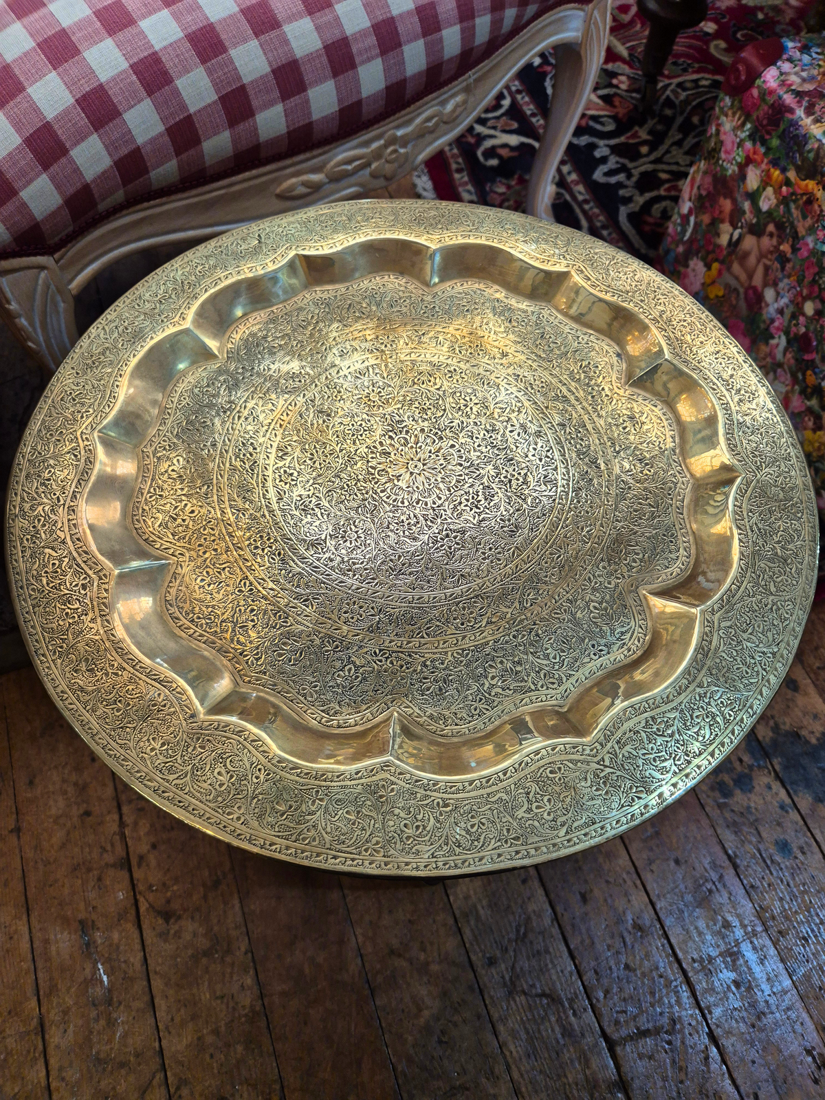 Indian Folding Occasional Table