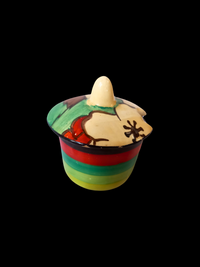 Clarice Cliff Mustard Pot