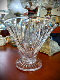 Fan Shapped Stuart Crystal Vase