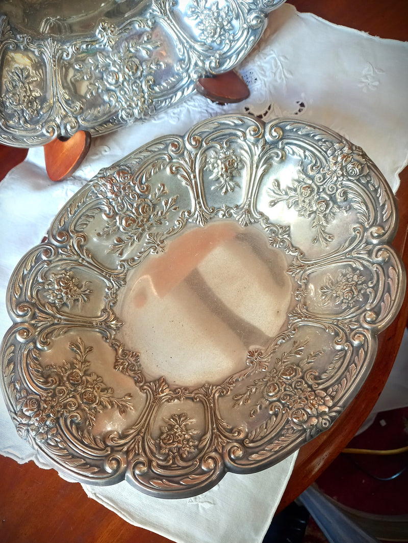 EPNS Pair of Rodd dishes