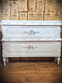 Painted french bed