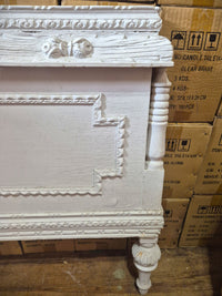 Painted french bed