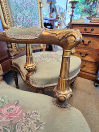 Pair of French Giltwood Armchairs