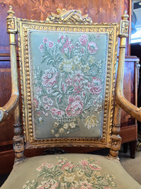 Pair of French Giltwood Armchairs