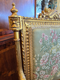 Pair of French Giltwood Armchairs
