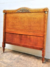 French Walnut Headboard with Ormolu Mounts