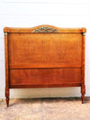 French Walnut Headboard with Ormolu Mounts