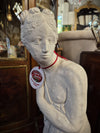 Classical Style Garden Statue view of face
