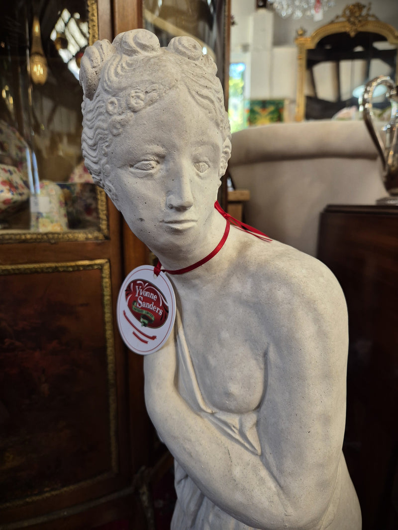Classical Style Garden Statue view of face
