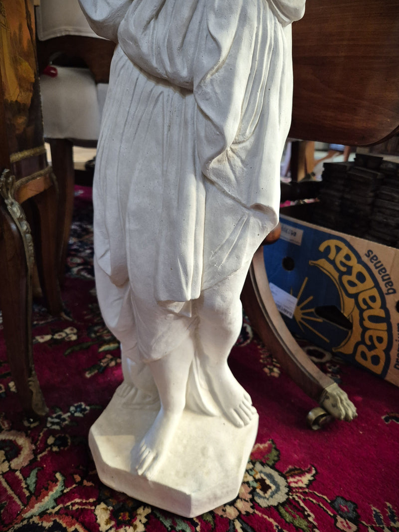 Classical Style Garden Statue view of base and feet