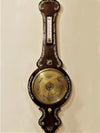 Georgian Barometer with Engraved Brass Face