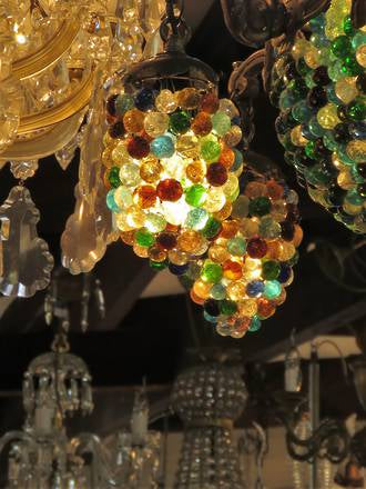 Gothinc Style Tutti Frutti Grape Chandelier