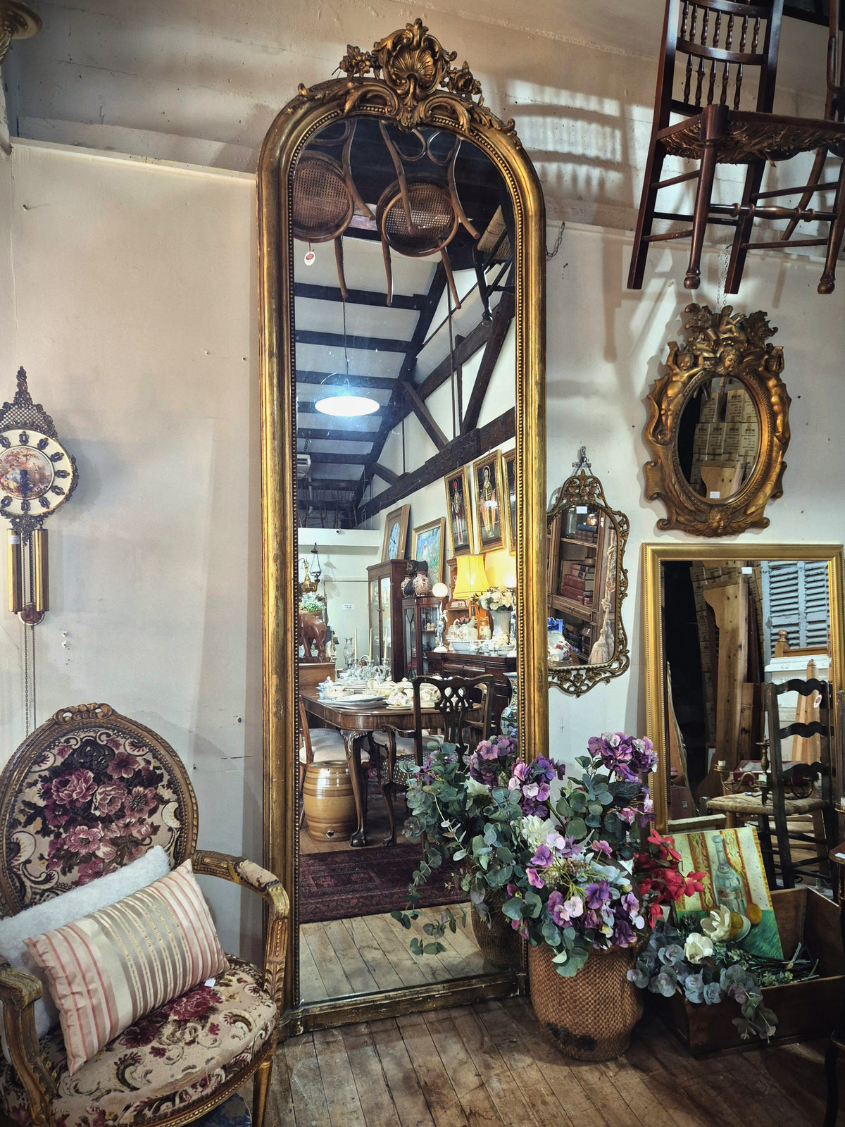 Huge gilt Mirror 3.1 metres tall