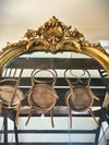 Huge gilt mirror top