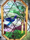 Kererū ledlight glass panel