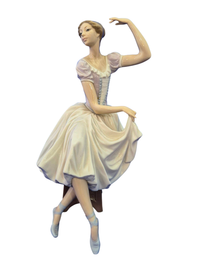 Lladró seated ballerina
