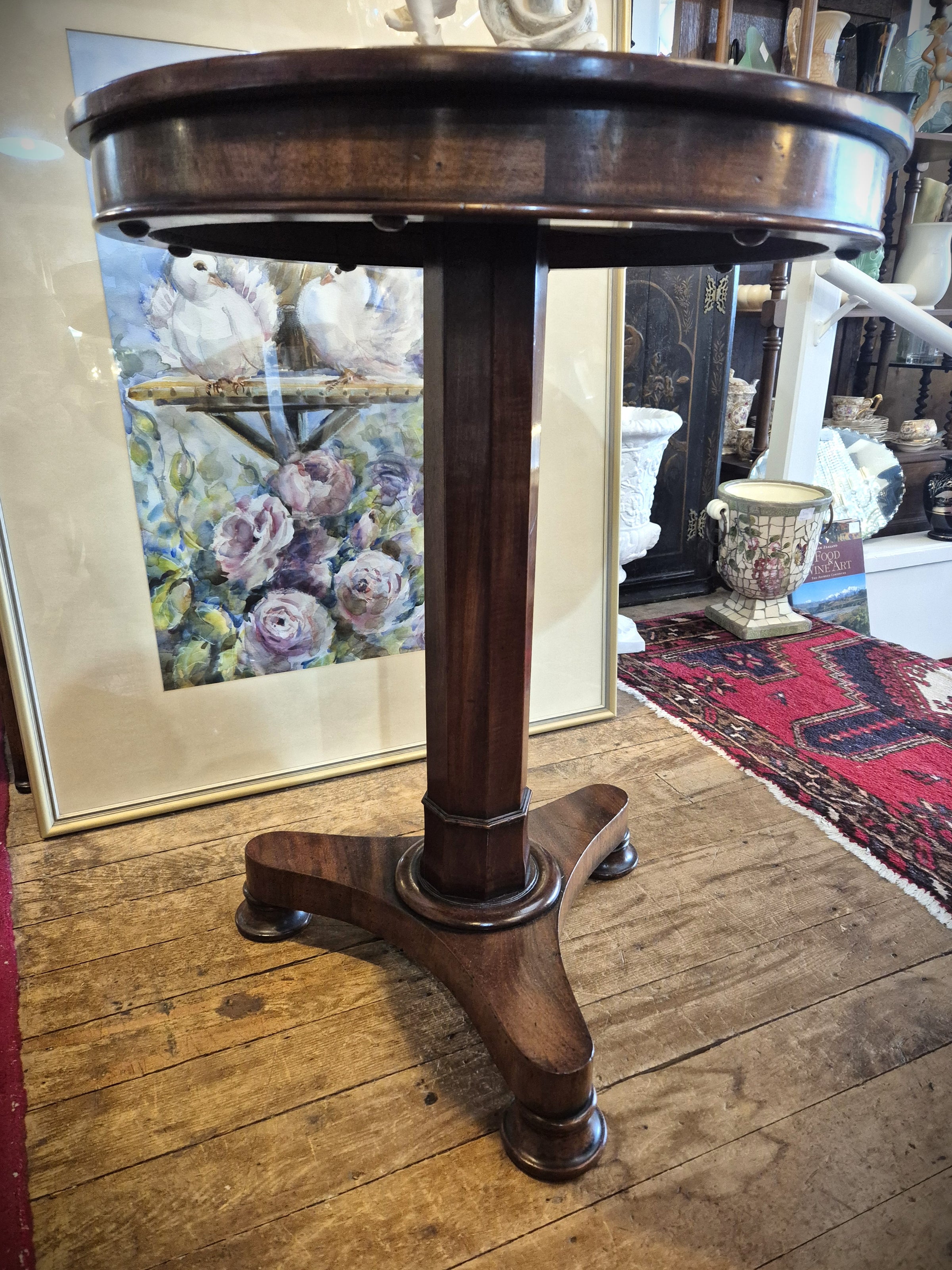 Mahogany wine table