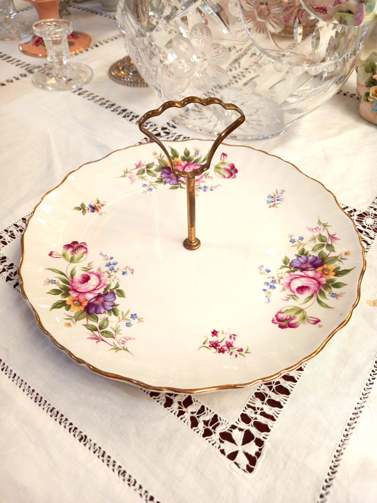 Old Foley High Tea Plate 