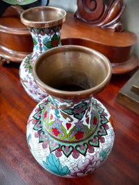 Pair of Cloisonne Vases