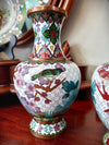 Pair of Cloisonne Vases