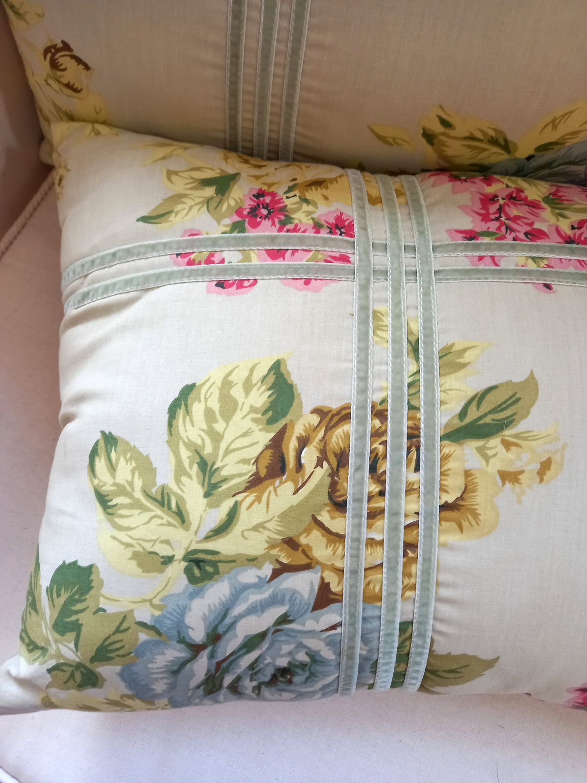 Pair of Floral Cushions