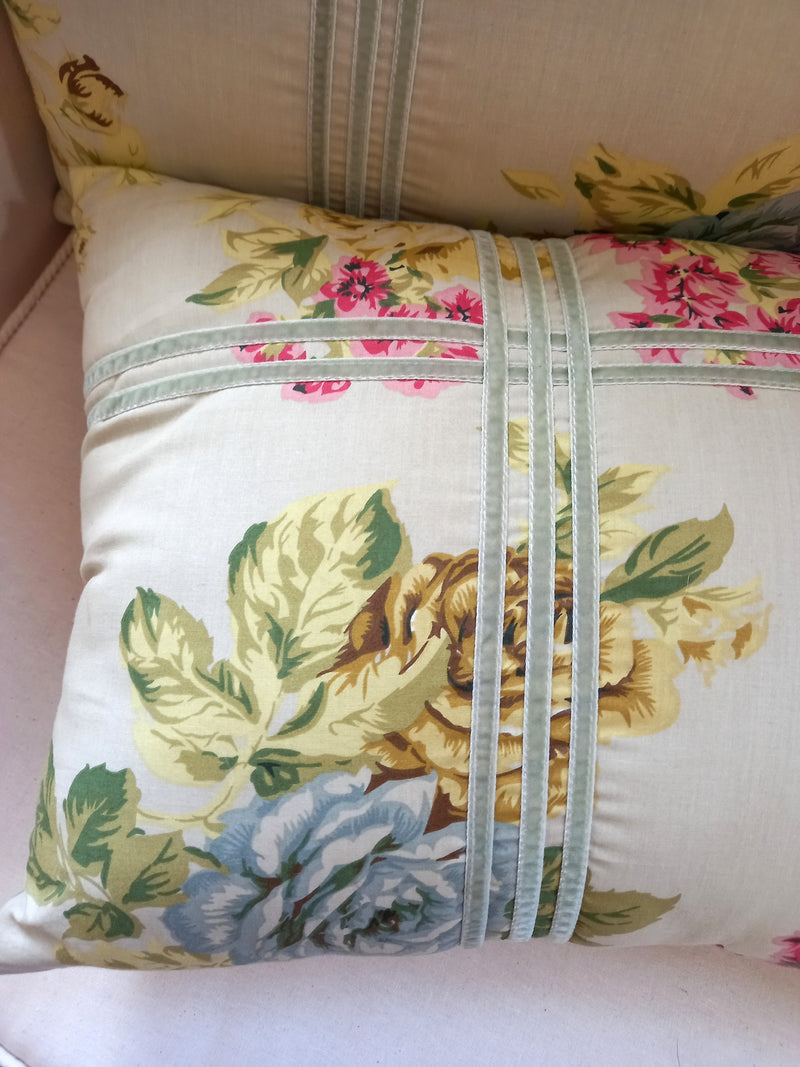 Pair of Floral Cushions