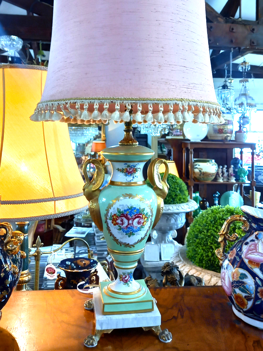 Glamorous Hand-Painted Table Lamp