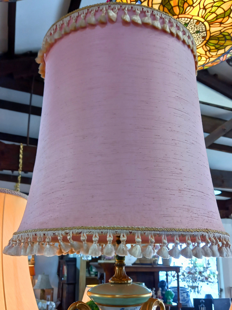 Glamorous Hand-Painted Table Lamp
